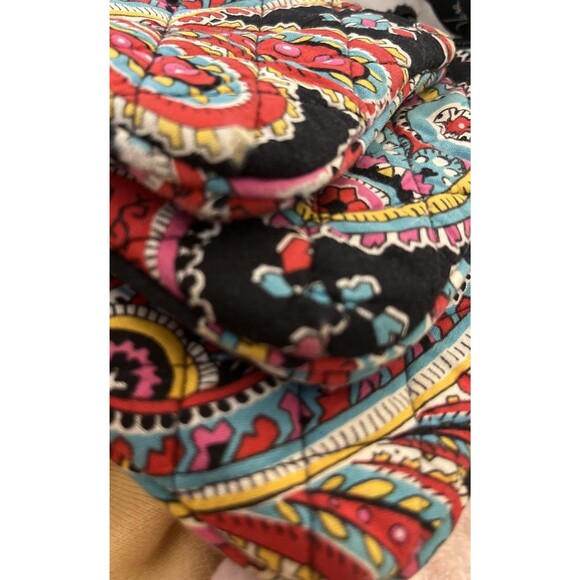 Vera Bradley ZIPPER Travel Set Of 3 Black Parisian Paisley Pattern - Picture 10 of 10